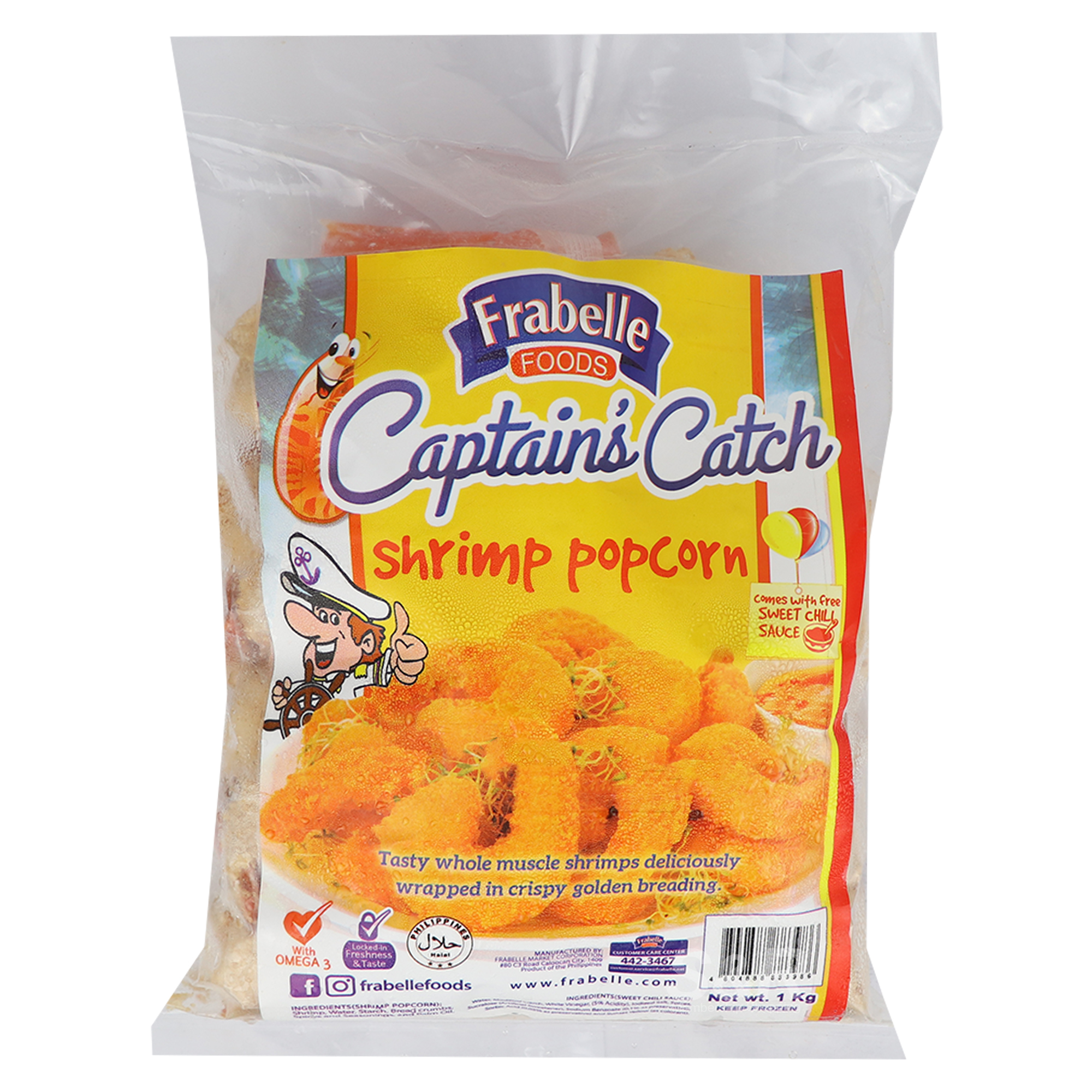 Frabelle Foods Captain's Catch Shrimp Popcorn 1kg Frabelle Foods Captain's Catch Shrimp Popcorn 1kg